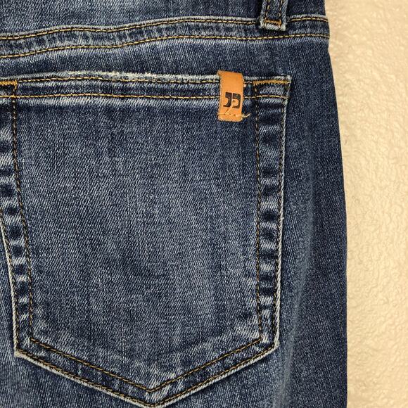 Joe's Jeans Distressed Holes Medium Wash Cropped Skinny Blue Denim Jeans W 27 - Picture 8 of 14